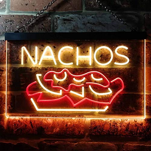 Nachos Dual LED Neon Light Sign